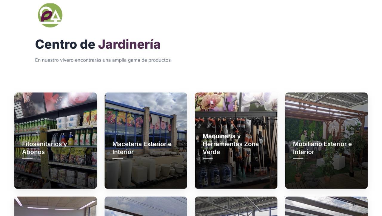 Centro de Jardinería Javier Pastor Web