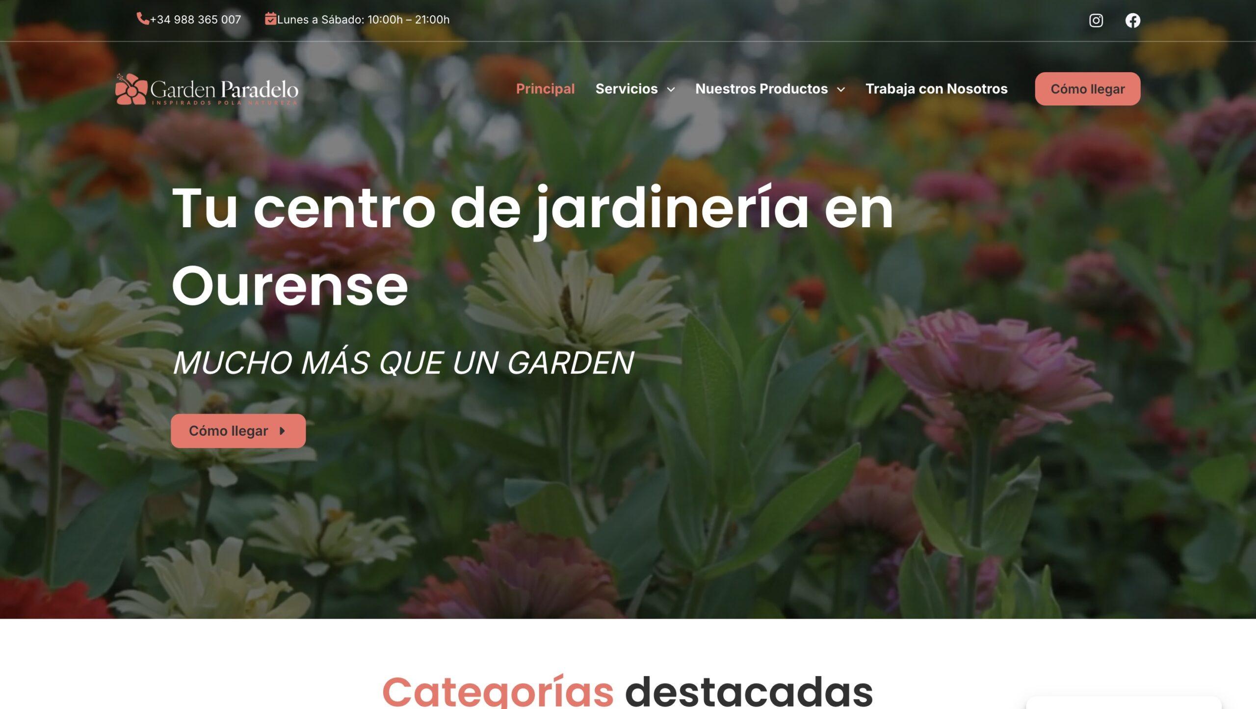 Garden Paradelo Web