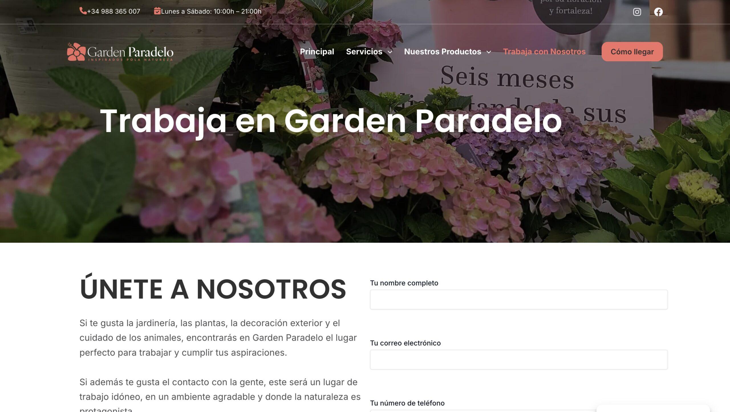 Garden paradelo web
