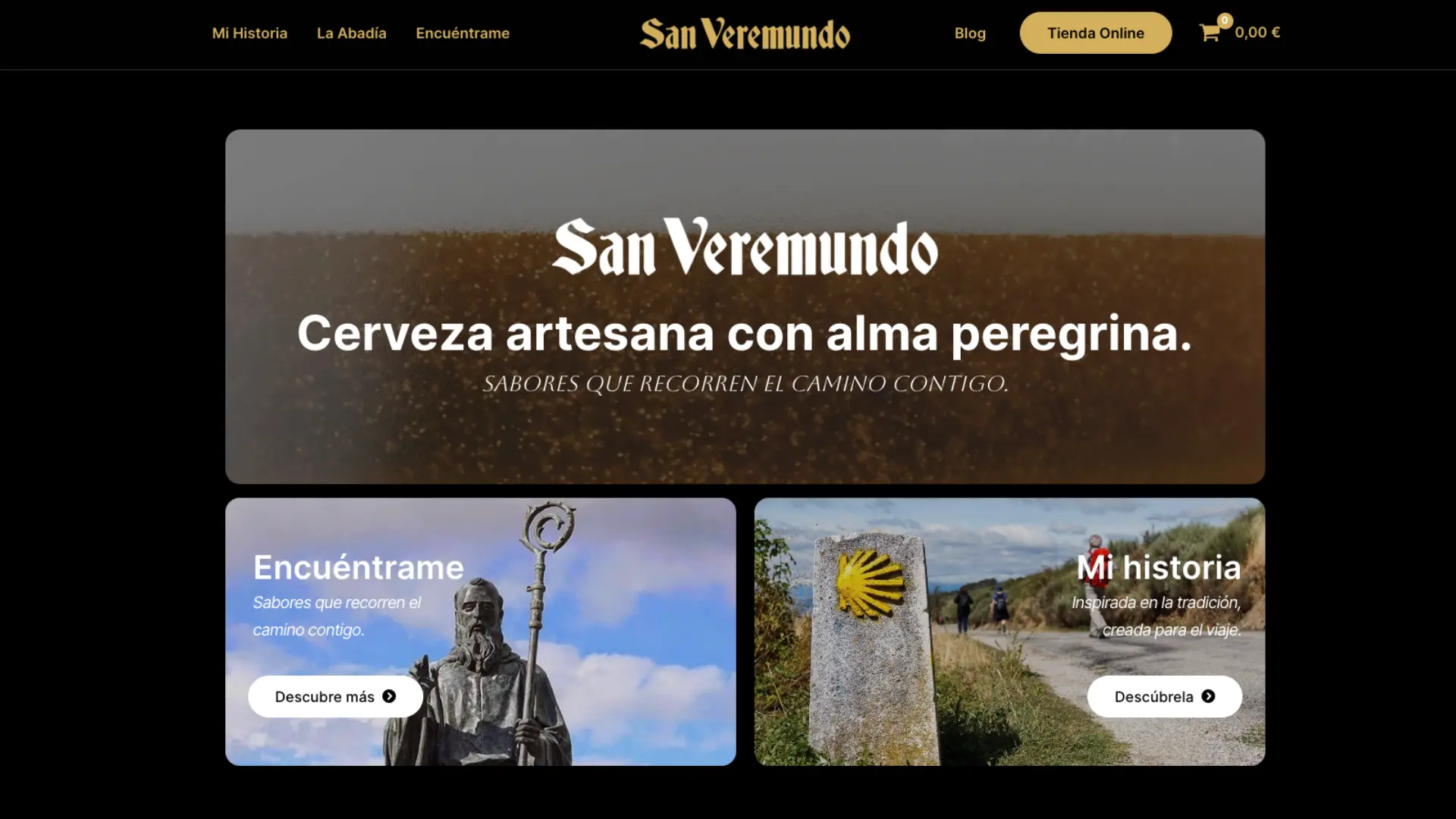 Web para San Veremundo en Navarra